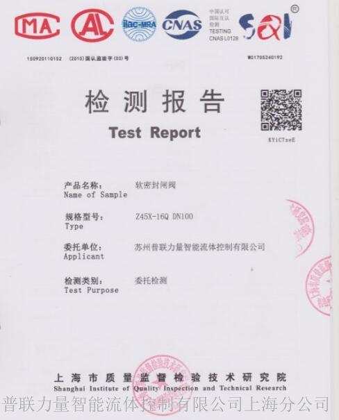 软密封闸阀